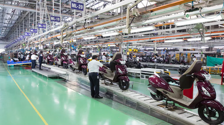 TVS assembly line